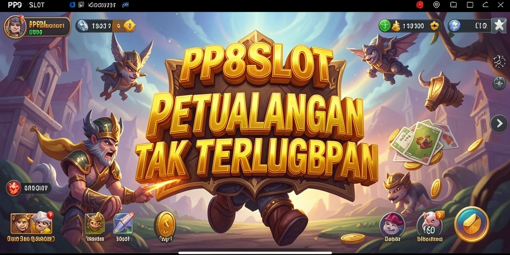 Tampilan mendebarkan dari gameplay PP8SLOT dalam aksi petualangan.