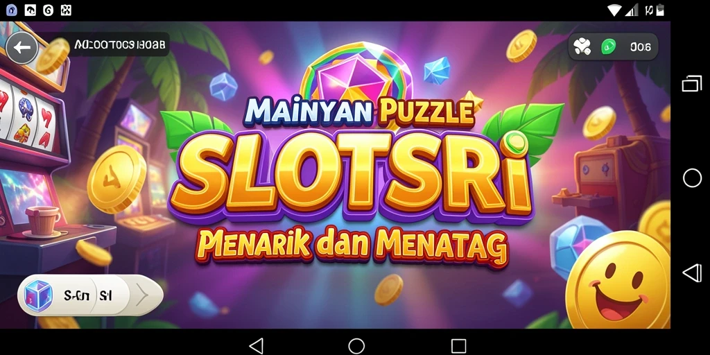 Tampilan gameplay SLOTSRI yang menonjolkan teka-teki yang menarik.