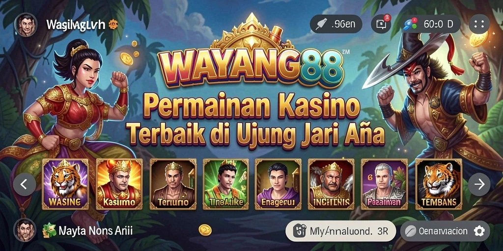 Gameplay seru WAYANG88 menampilkan suasana kasino yang mengasyikkan.