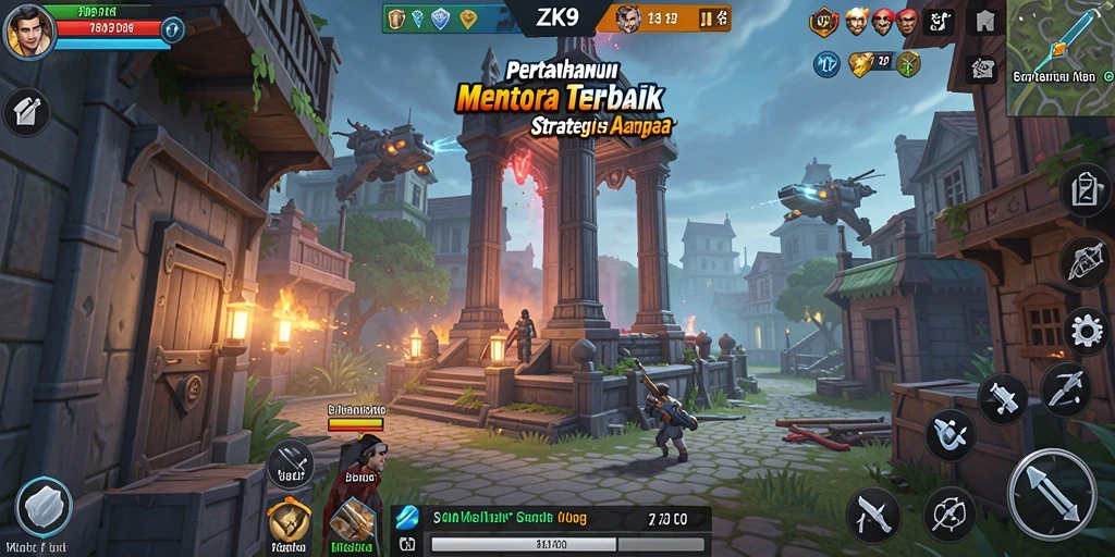 Tampilkan permainan seru Tower Defense di ZK9 dengan menara yang fantastis.